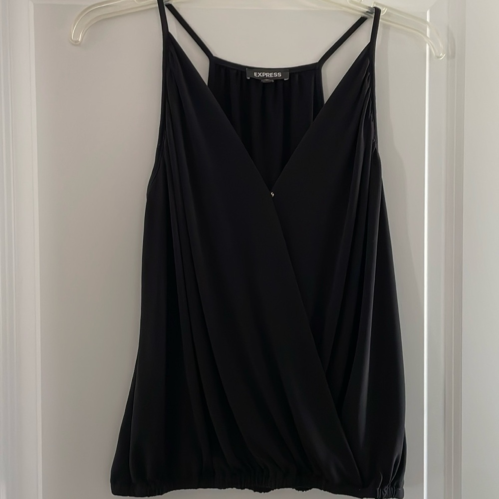 Women’s Express Top  Size Small/Petite Excellent Condition $15 Black